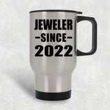 Jeweler Since 2022 - Silver Travel Mug