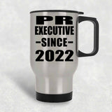 PR Executive Since 2022 - Silver Travel Mug