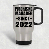 Purchasing Manager Since 2022 - Silver Travel Mug