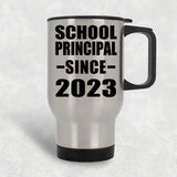 School Principal Since 2023 - Silver Travel Mug