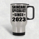 Skincare Specialist Since 2023 - Silver Travel Mug
