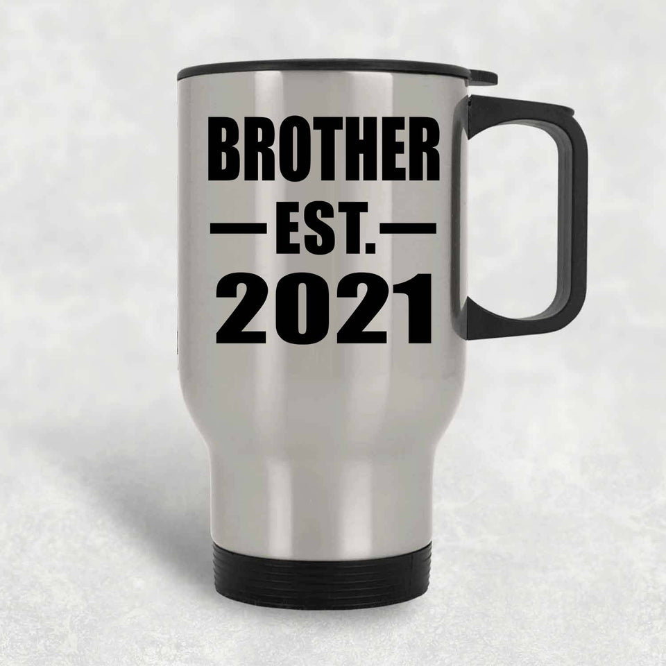 Brother Established EST. 2021 - Silver Travel Mug