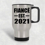 Fiance Established EST. 2021 - Silver Travel Mug