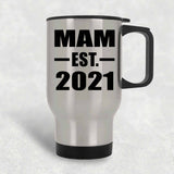 Mam Established EST. 2021 - Silver Travel Mug