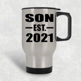 Son Established EST. 2021 - Silver Travel Mug
