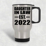 Daughter In Law Established EST. 2022 - Silver Travel Mug