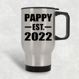 Pappy Established EST. 2022 - Silver Travel Mug