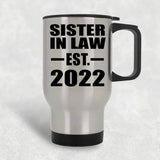 Sister In Law Established EST. 2022 - Silver Travel Mug