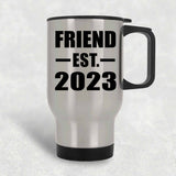 Friend Established EST. 2023 - Silver Travel Mug