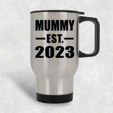 Mummy Established EST. 2023 - Silver Travel Mug
