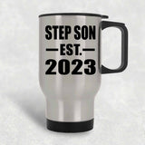 Step Son Established EST. 2023 - Silver Travel Mug