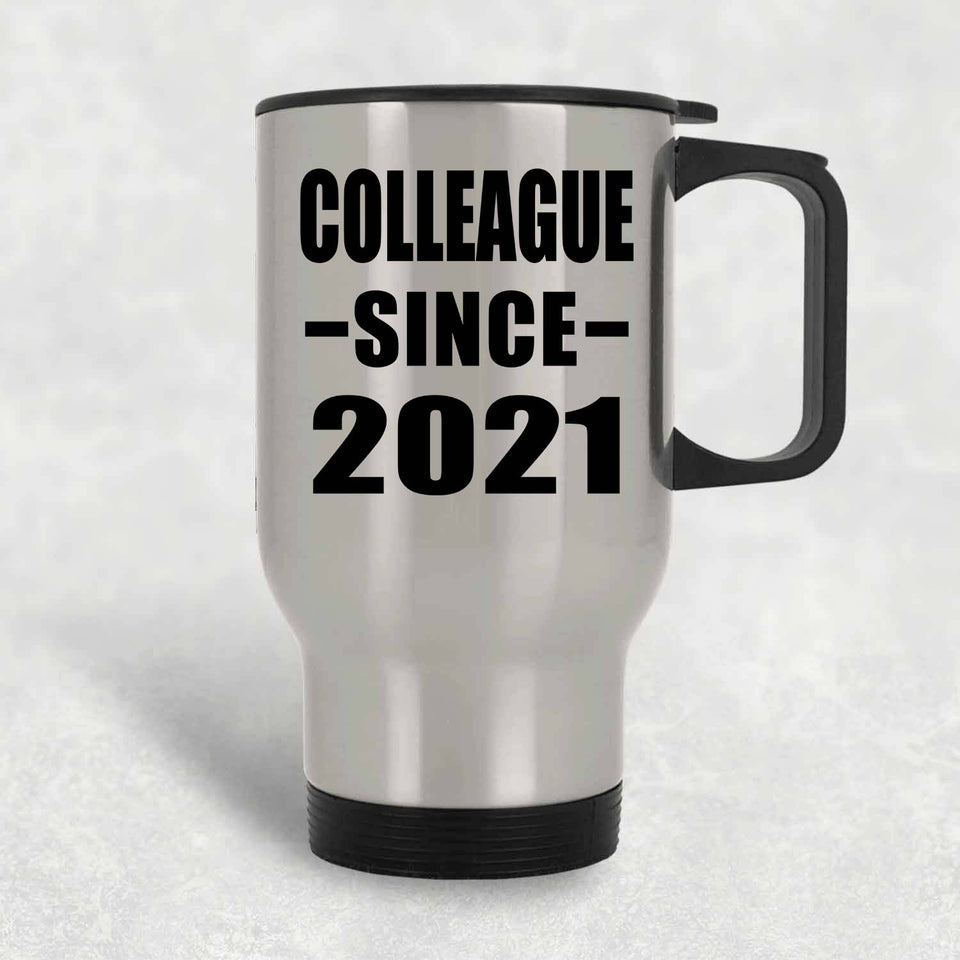Colleague Since 2021 - Silver Travel Mug