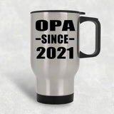 Opa Since 2021 - Silver Travel Mug