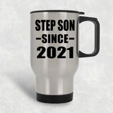 Step Son Since 2021 - Silver Travel Mug