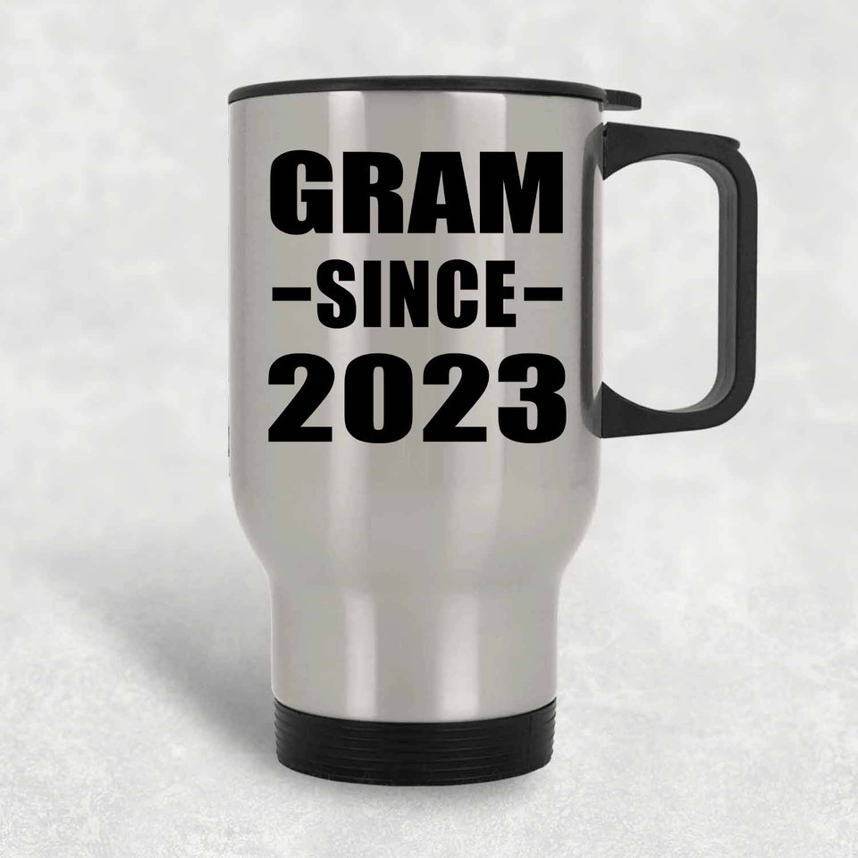 Gram Since 2023 - Silver Travel Mug