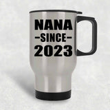 Nana Since 2023 - Silver Travel Mug