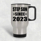Step Son Since 2023 - Silver Travel Mug