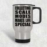 Collecting Scale Modes Makes Life Special - Travel Mug Silver