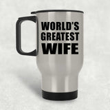 World's Greatest Wife - Silver Travel Mug