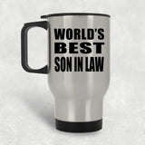 World's Best Son In Law - Silver Travel Mug