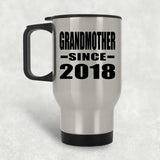 Grandmother Since 2018 - Silver Travel Mug