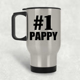 Number One #1 Pappy - Silver Travel Mug