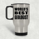 World's Best Geologist - Silver Travel Mug