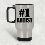 Number One #1 Artist - Silver Travel Mug
