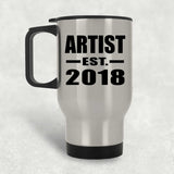 Artist Established EST. 2018 - Silver Travel Mug