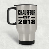 Chauffeur Established EST. 2018 - Silver Travel Mug