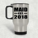 Maid Established EST. 2018 - Silver Travel Mug