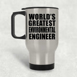 World's Greatest Environmental Engineer - Silver Travel Mug