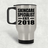 Skincare Specialist Established EST. 2018 - Silver Travel Mug