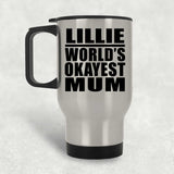 Lillie World's Okayest Mum - Silver Travel Mug