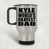 Kyle World's Okayest Dad - Silver Travel Mug