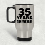 35th Anniversary 35 Years - Silver Travel Mug