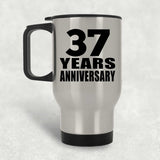 37th Anniversary 37 Years - Silver Travel Mug