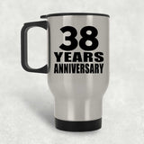 38th Anniversary 38 Years - Silver Travel Mug