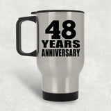 48th Anniversary 48 Years - Silver Travel Mug