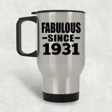 93rd Birthday Fabulous Since 1931 - Silver Travel Mug