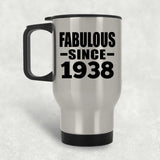 86th Birthday Fabulous Since 1938 - Silver Travel Mug