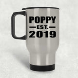 Poppy Established EST. 2019 - Silver Travel Mug