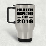 Health Inspector Established EST. 2019 - Silver Travel Mug