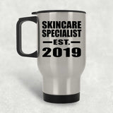 Skincare Specialist Established EST. 2019 - Silver Travel Mug