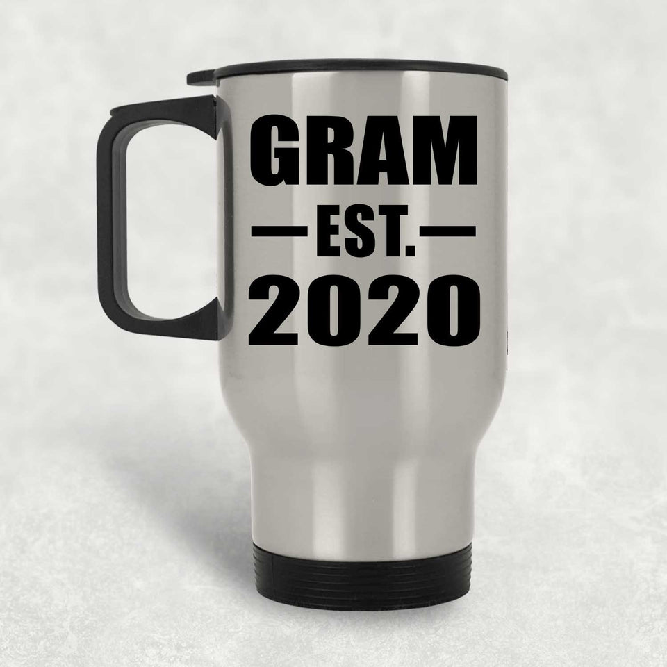 Gram Established EST. 2020 - Silver Travel Mug