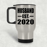 Husband Established EST. 2020 - Silver Travel Mug
