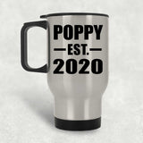 Poppy Established EST. 2020 - Silver Travel Mug