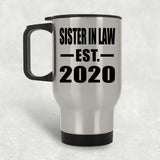 Sister In Law Established EST. 2020 - Silver Travel Mug