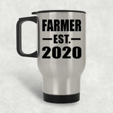 Farmer Established EST. 2020 - Silver Travel Mug