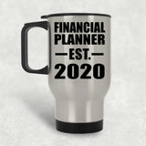 Financial Planner Established EST. 2020 - Silver Travel Mug